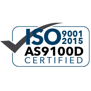 An image of the ISO 9001:2015 and AS9100D certifications earned by Magnetic Sensors Corp, indicating that the company has met the requirements for quality management systems in the design, development, and manufacturing of their products, including magnetic sensors.
