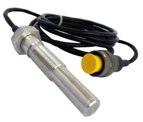 A photo of a speed sensor built by Magnetic Sensors Corporation designed for use on locomotives applications, capable of measuring speed and direction with high accuracy and reliability